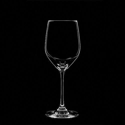 グラス彫刻(赤ワイングラス)